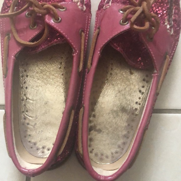 Pink Glitter Sperrys - Picture 6 of 6
